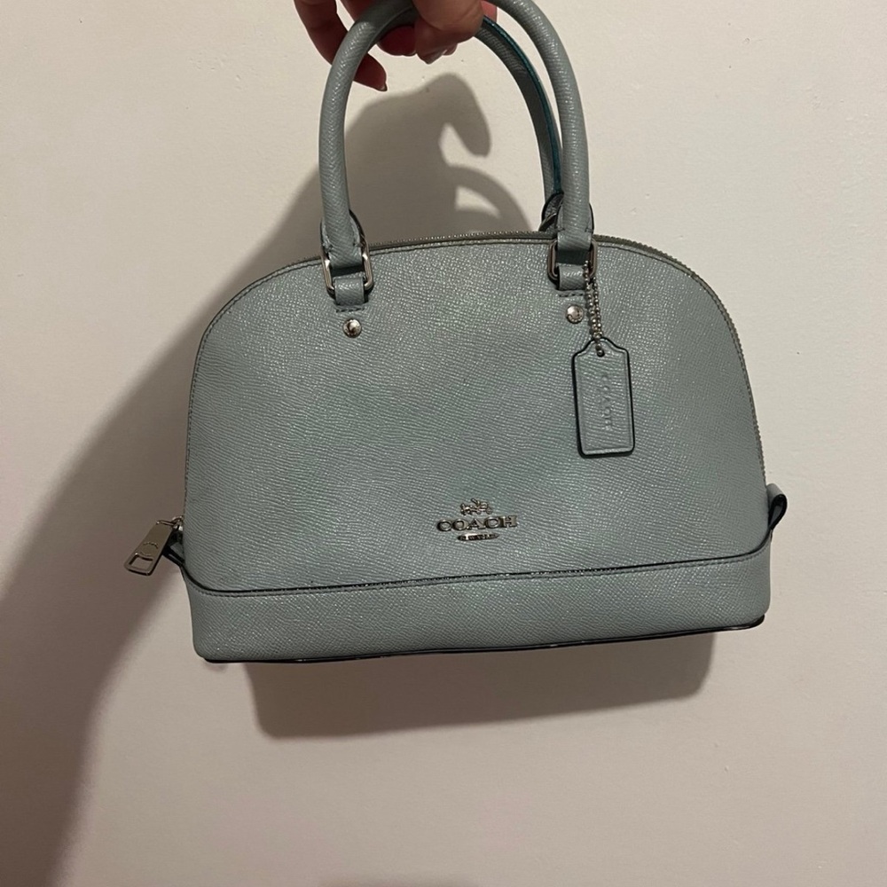 Coach Light Gray Satchel